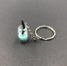 Load image into Gallery viewer, New Women/Men's Fashion Handmade Pearl milk tea coffee cup Key Chains Key Rings Alloy Charms Gifts  Wholesale