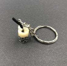 Load image into Gallery viewer, New Women/Men's Fashion Handmade Pearl milk tea coffee cup Key Chains Key Rings Alloy Charms Gifts  Wholesale